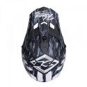 KENNY RACING KASK CROSS/ENDURO MODEL TRACK GRAPHIC DIRT MATT KOLOR CZARNY/SZARY ROZMIAR XL ( 61 - 62 CM )