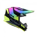 KENNY RACING KASK CROSS/ENDURO MODEL TRACK GRAPHIC NEON KOLOR CZARNY/ZIELONY/RÓŻOWY ROZMIAR M ( 57 - 58 CM )