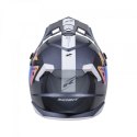 KENNY RACING KASK CROSS/ENDURO MODEL TRACK GRAPHIC ZOOM BLACK KOLOR CZARNY/SZARY/BIAŁY/KAMELEON ROZMIAR L ( 59 - 60 CM )