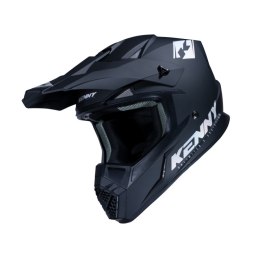 KENNY RACING KASK CROSS/ENDURO MODEL TRACK SOLID MATT BLACK HOLOGRAPHIC KOLOR CZARNY/SZARY ROZMIAR XL ( 61 - 62 CM )