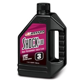 MAXIMA NOWY TOWAR OLEJ DO CENTRALNEGO AMORTYZATORA RACING SHOCK FLUID LIGHT 75/390 3WT 946 ML (1 LITR) (12) (AKC)