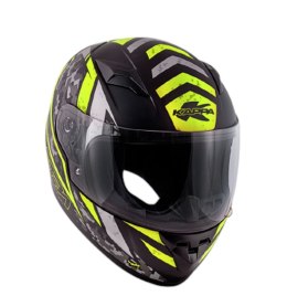 KAPPA 2024/12 KASK KJ04 EVO PROX JUNIOR INTEGRALNY FULLFACE KOLOR / CZARNY / ŻÓŁTY FLUO MATT ROZMIAR 52 / L (HOMOLOGACJA ECE 22R