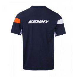 KENNY RACING KOSZULKA T-SHIRT MODEL RACING KOLOR NIEBIESKI/POMARAŃCZOWY/BIAŁY ROZMIAR L