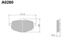 NISSIN 2024/10 KLOCKI HAMULCOWE KH101 PREMIUM SEMI-METALLIC (SPIEK METALICZNY) (ECE R90) (MADE IN JAPAN)