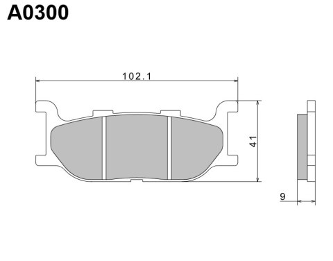 NISSIN 2024/10 KLOCKI HAMULCOWE KH179 PREMIUM SEMI-METALLIC (SPIEK METALICZNY) (ECE R90) (MADE IN JAPAN)