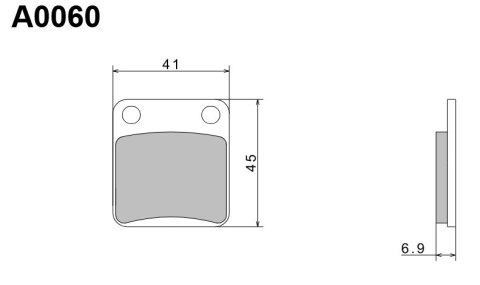 NISSIN 2024/10 KLOCKI HAMULCOWE KH54 / KH257 PREMIUM SEMI-METALLIC (SPIEK METALICZNY) (ECE R90) (MADE IN JAPAN)