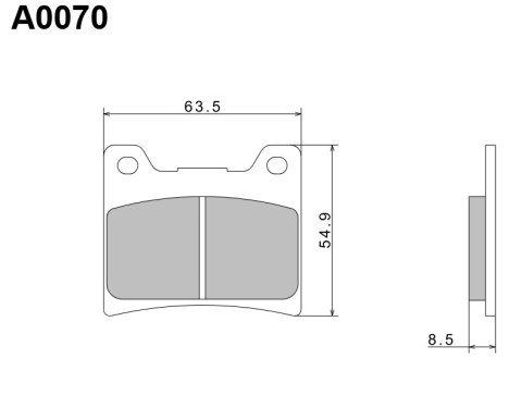 NISSIN 2024/10 KLOCKI HAMULCOWE KH88 PREMIUM SEMI-METALLIC (SPIEK METALICZNY) (ECE R90) (MADE IN JAPAN)