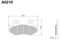 NISSIN 2024/10 KLOCKI HAMULCOWE KH92 / KH323 PREMIUM SEMI-METALLIC (SPIEK METALICZNY) (ECE R90) (MADE IN JAPAN)