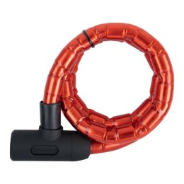 OXFORD ZABEZPIECZENIE ANTYKRADZIEŻOWE WZMOCNIONE BARIIER ARMOURED CABLE 1.4mx25mm (ZAMKNIĘCIE NA KLUCZ) KOLOR CZERWONY