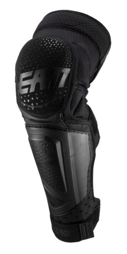 LEATT NAKOLANNIKI OCHRANIACZE KOLAN 3DF HYBRID EXT KNEE AND SHIN GUARD BLACK KOLOR CZARNY ROZMIAR S/M