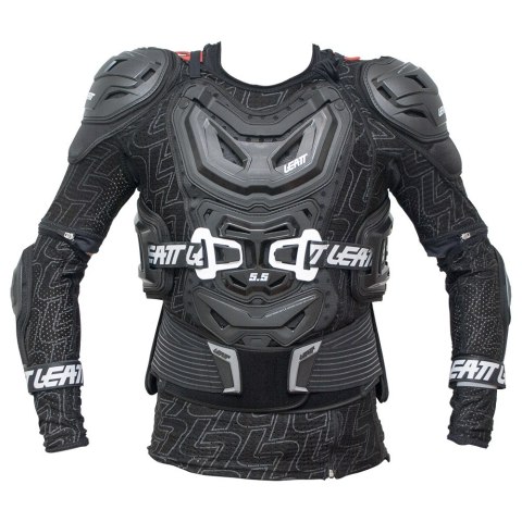 LEATT OCHRANIACZ CIAŁA BODY PROTECTOR 5.5 BLACK KOLOR CZARNY ROZMIAR XXL (184-196 cm)