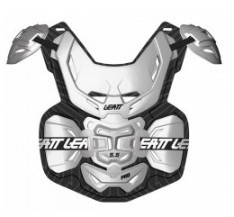 LEATT OSŁONA KLATKI PIERSIOWEJ (BUZER) CHEST PROTECTOR 5.5 PRO JUNIOR (DZIECIĘCA) KOLOR BIAŁY/CZARNY