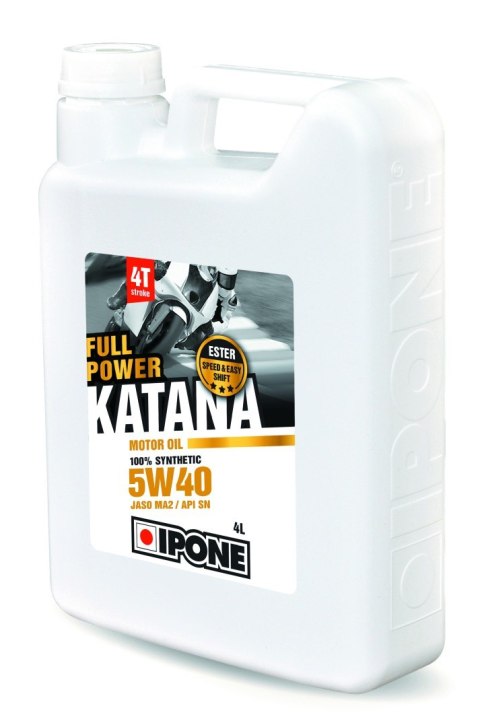 IPONE FULL POWER KATANA 5W40 OLEJ SILNIKOWY 100 % SYNTETYK 4L (ESTER, MA2) ZALECANY DO BMW (AKC) (6)