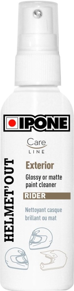 IPONE HELMET OUT CLEANER 100ML SPRAY DO CZYSZCZENIA SKORUPY KASKU (CARELINE) (12)