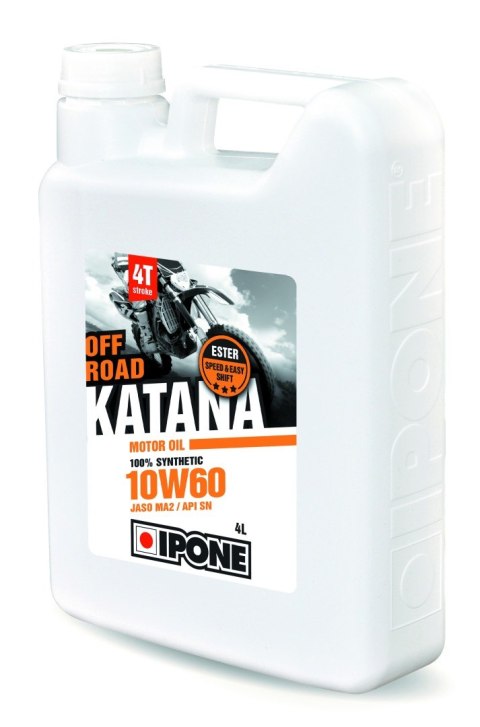 IPONE KATANA OFF ROAD 10W60 OLEJ SILNIKOWY 100% SYNTETYK 4L (ESTER, MA2) (IP1109) (AKC) (6)