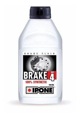 IPONE PŁYN HAMULCOWY BRAKE FLUID DOT 4 500ML 100% SYNTETYK (ZGODNY RÓWNIEŻ Z DOT 3) (12)