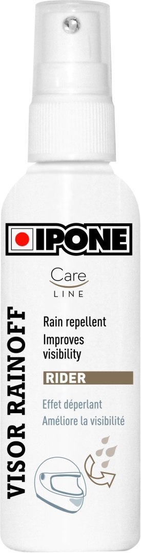 IPONE VISOR RAINOFF 100ML SPRAY WYTRĄCAJĄCY WODĘ DO MYCIA SZYBEK KASKU (CARELINE) (12)