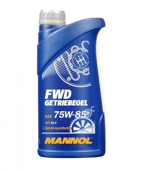 MANNOL FWD GETRIEBEOEL 75W85 API GL4 - OLEJ PRZEKŁADNIOWY PÓŁSYNTETYCZNY 1L (75W-85)