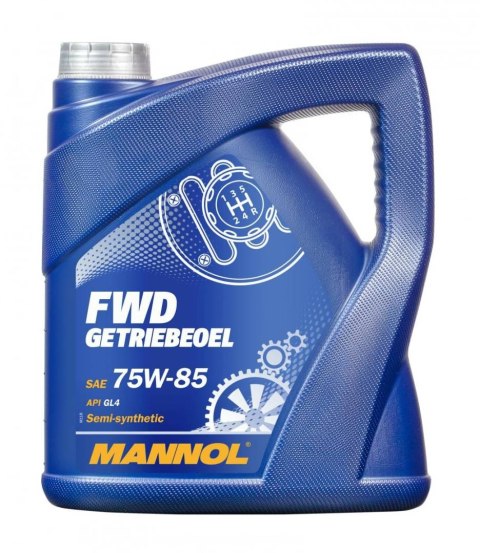 MANNOL FWD GETRIEBEOEL 75W85 API GL4 - OLEJ PRZEKŁADNIOWY PÓŁSYNTETYCZNY 4L (75W-85)