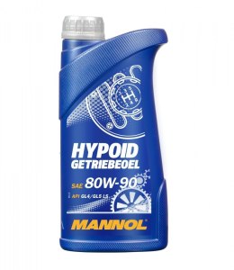 MANNOL HYPOID GETRIEBEOEL 80W90 API GL4/GL5 LS - OLEJ PRZEKŁADNIOWY MINERALNY 1L (80W-90)