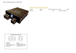 DZE MODUŁ ZAPŁONU CDI YAMAHA YFZ 450 '04-09 TUNINNG Z MOŻLIWOŚCIĄ ZMIANY MAP ZAPŁONO OD 1-12