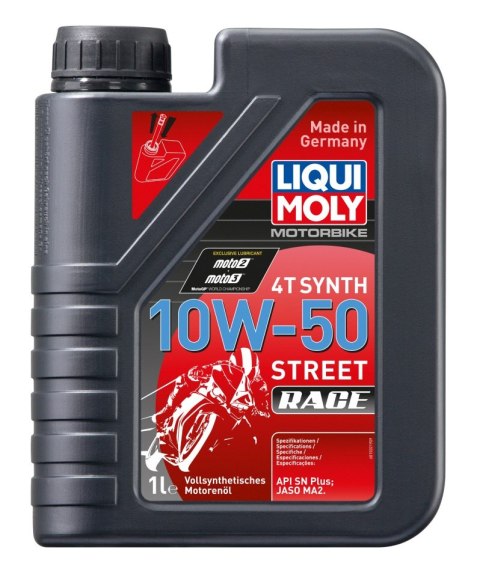 LIQUI MOLY OLEJ SILNIKOWY MOTORBIKE 4T RACE SYNTETYCZNY 10W50 1L (6)