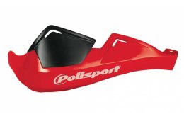 POLISPORT OSŁONY RĄK (HANDBARY) MODEL EVOLUTION INTEGRAL Z ZESTAWEM MONTAŻOWYM 22MM KOLOR CZERWONY