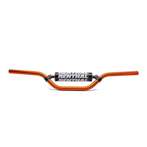 RENTHAL KIEROWNICA 7/8 CALA (22MM) MX MINI HANDLEBAR ORANGE KTM 65 SX PADDED KOLOR POMARAŃCZOWY Z GĄBKĄ