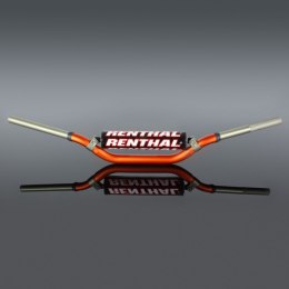 RENTHAL KIEROWNICA 1,1/8 CALA (28,6MM) MX TWINWALL 997 HANDLEBAR ORANGE RC/CRF 04-13 KX/KXF 06-13 PADDED KOLOR POMARAŃCZOWY Z GĄ