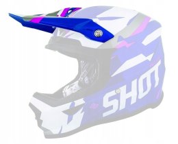 SHOT RACING WYPRZEDAŻ CZĘŚCI DASZEK (PEAK) DO KASKU FURIOUS SCORE BLUE/PINK KOLOR NIEBIESKI/RÓŻOWY