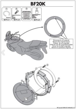 KAPPA MOCOWANIE TANKLOCK HONDA CROSSTOURER 1200 '12-13