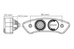 KOSO LICZNIK MOTOCYKLOWY UNIWERSALNY MODEL DB EX-02S KTM/HUSQVARNA/HUSABERG/BETA RR (EL) (Z CZUJNIKIEM I MAGNESEM)