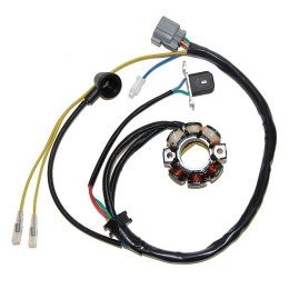 ELECTROSPORT UZWOJENIE ALTERNATORA (STATOR) ZE ŚWIATŁAMI KAWASAKI KXF 250 (04), SUZUKI RMZ 250 (04) (Z IMPULSATOREM) (50W)