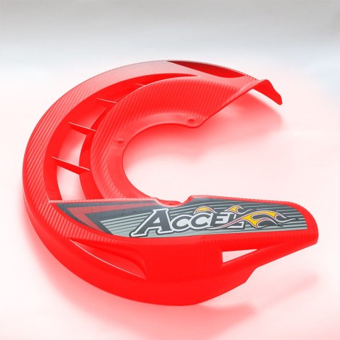 ACCEL ELEMENT PLASTIKOWY OSŁONY TARCZY HAMULCOWEJ (DO ADAPTERA FDCM LUB OSŁONY KPL. FDG) KOLOR CZERWONY (FDC-01RD) - PROMOCJA