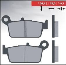 BRENTA KLOCKI HAMULCOWE KH131 SPIEK METALICZNY (ZŁOTE) (FT 4087)