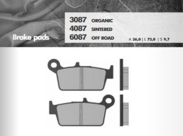 BRENTA KLOCKI HAMULCOWE KH131 SPIEK METALICZNY (ZŁOTE) OFF ROAD TYŁ (FT 6087)