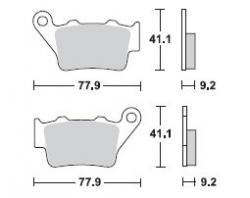 BRENTA KLOCKI HAMULCOWE KH208 / KH213 (ORGANIC)