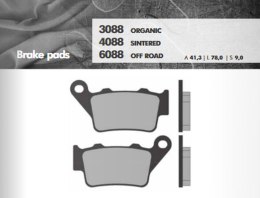 BRENTA KLOCKI HAMULCOWE KH208 / KH213 SPIEK METALICZNY (ZŁOTE) OFF ROAD TYŁ ZACISK BREMBO (FT 6088)