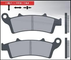 BRENTA KLOCKI HAMULCOWE KH324 SPIEK METALICZNY (ZŁOTE) (FT 4096)