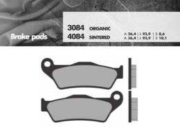 BRENTA KLOCKI HAMULCOWE KH363 SPIEK METALICZNY (ZŁOTE) BMW TYŁ (FT 4084)