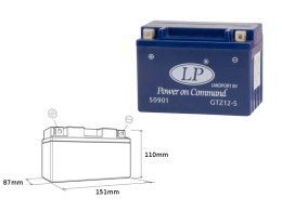 LANDPORT AKUMULATOR ŻELOWY GTZ12-S (MG LTZ12-S) 12V 11AH 150X86X110 BEZOBSŁUGOWY - ZALANY (6)