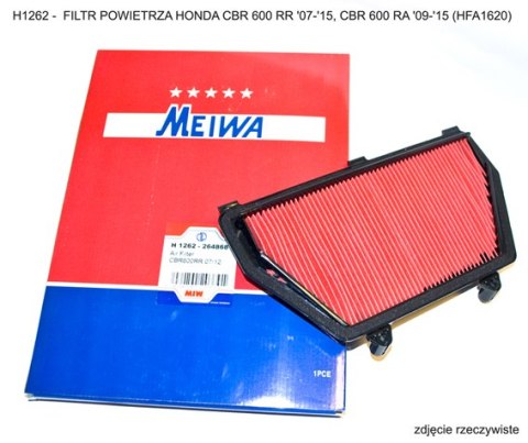 MIW (MEIWA) FILTR POWIETRZA HONDA CBR 600 RR '07-'15, CBR 600 RA '09-'15 (HFA1620) (10) (NA ZAMÓWIENIE)