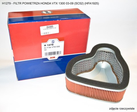 MIW (MEIWA) FILTR POWIETRZA HONDA VTX 1300 03-09 (SC52) (HFA1925) (OEM:17213-MEA-670)