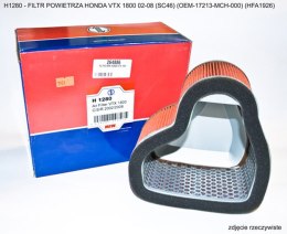 MIW (MEIWA) FILTR POWIETRZA HONDA VTX 1800 02-08 (SC46) (OEM-17213-MCH-000) (HFA1926)