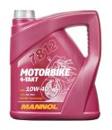 MANNOL OLEJ SILNIKOWY 4T MOTORBIKE 10W40 4L ESTER + MA2 SYNTETYK (7812) (API SN)