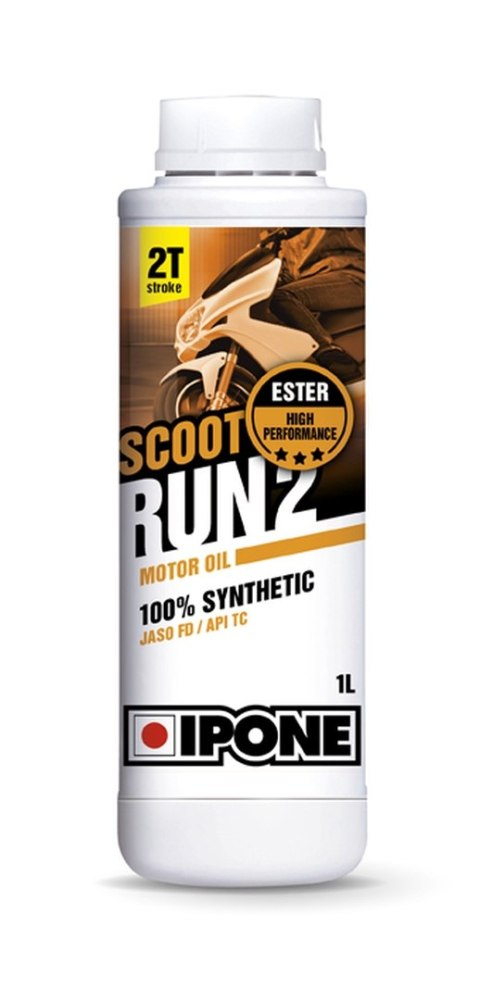 IPONE SCOOT RUN 2 2T OLEJ DO DOZOWNIKA 100% SYNTETYK 1L (AKC) (15)