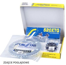 SUNSTAR ZESTAW NAPĘDOWY YAMAHA XT 660X 04-12 PLUS ZŁOTY (15/45/110) (DO 750CC) (SUN39415/SUN1-3541-45/SS520XTG-110G)