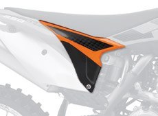 UFO OSŁONY FILTRA POWIETRZA KTM SX '13-'16, SXF '13-'15 KOLOR OEM '13-14 (POMARAŃCZOWY/CZARNY)