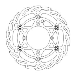 MOTO-MASTER PROMOCJA TARCZA HAMULCOWA (PŁYWAJĄCA) 260MM KTM SX 85 '11-, 250/350 FREERIDE '14- HUSQVARNA TC85 '14 PRZÓD (Z OTWORE