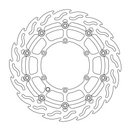 MOTO-MASTER PROMOCJA TARCZA HAMULCOWA PŁYWAJĄCA FLAME PRZÓD SUPERMOTO 320MM KTM/HUSQVARNA/HUSABERG